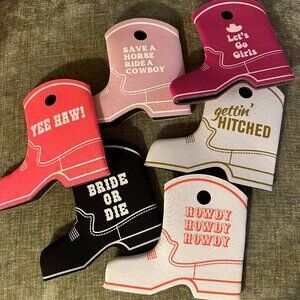 Cowgirl/Western themed Bachelorette Koozies (15)